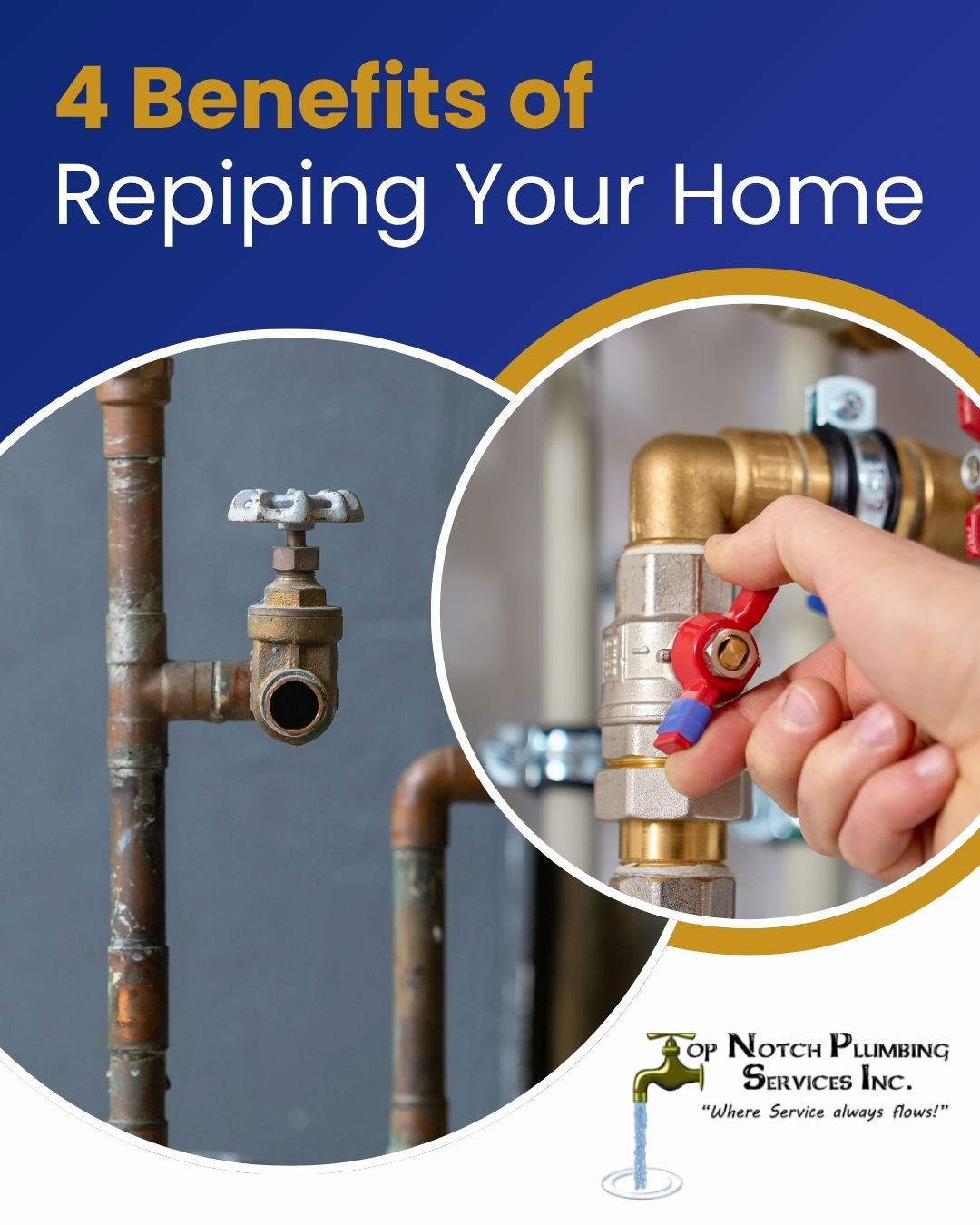 4 Benefits of Repiping Your Home