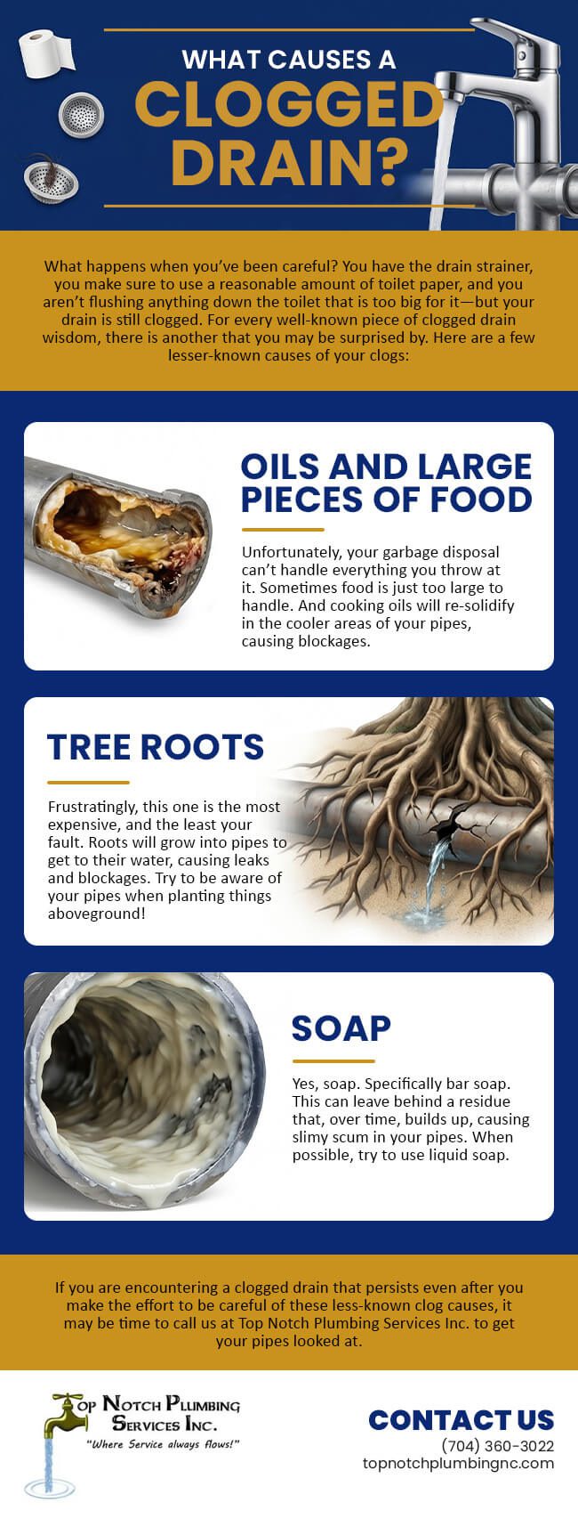 What Causes a Clogged Drain?